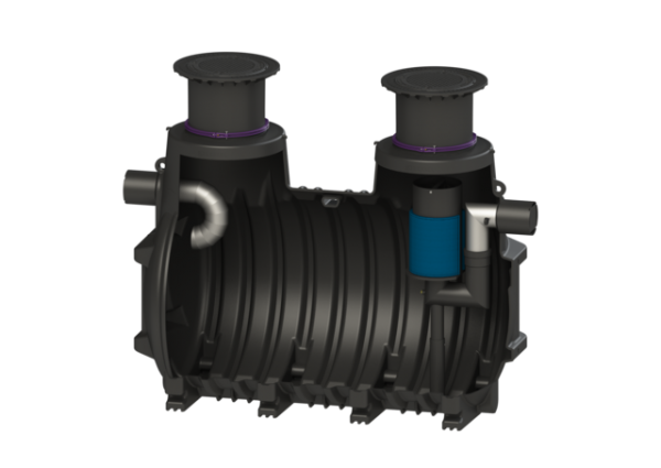 KESSEL Koaleszenzabscheider EasyOil ground, NS 15, Klasse I, 5800 l, B 99715.80B
