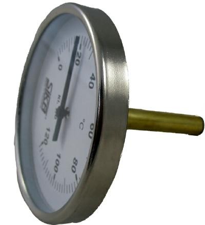 Wolf Thermometer Bimetall NG80 L=63mm für FWS, LS