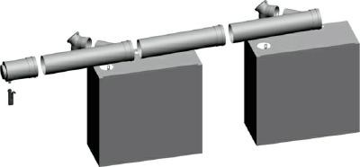 Wolf Grundbausatz DN160/250 - Reihe raumluftabhängig, für MGK-2 170-250