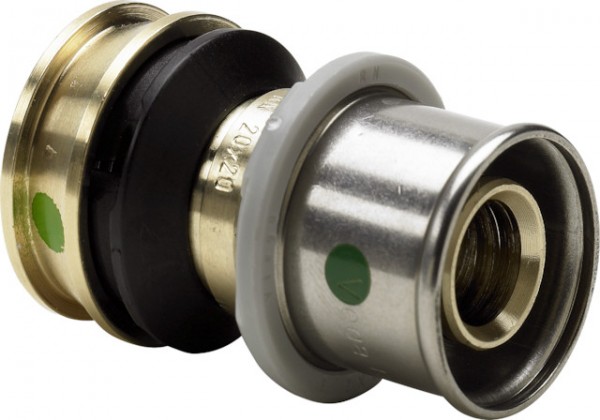 Viega Übergangsmuffe Raxofix 5315.9 in 16mm x 16mm Siliziumbronze 646639