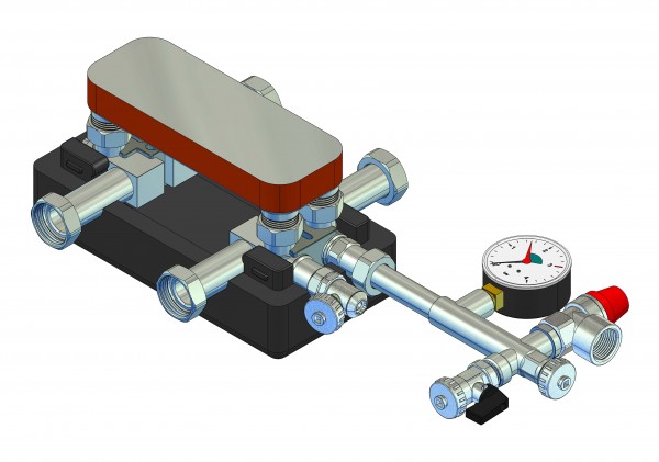 strawi 125-25 Systemtrennung PWT 5 kW 1"ÜWM x 1"ÜWM