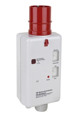 Wilo CEE-Motorschutzstecker MCP 10.0-16.0 A, Ein/Aus, Phasenwender 6087200