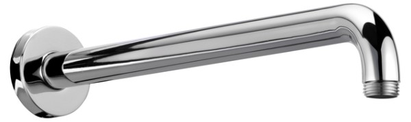 Keuco Brausearm Elegance 51688, Wandanschluss, 450 mm, Schwarzchrom geb. 51688130400