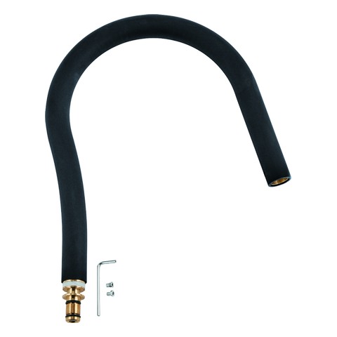 GROHE Brauseschlauch GrohFlexx 46968 aus Santopren softschwarz 46968KK0