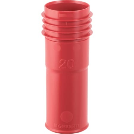 Geberit Markierhülse für Schutzrohr rot d20 651.023.00.1