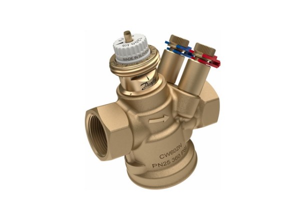 Danfoss druckunabh. Regelventil ABQM 4.0 DN15HF, 120-1200 l/h, m. Messnip. 1/2"IG 003Z8302