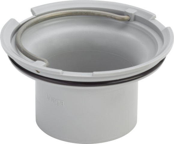 Viega Tauchrohr 4973.91 in 90x50mm Kunststoff grau 669386