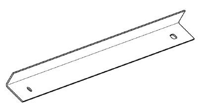 Wolf Halteschiene Kollektor, 800mm für Montagesets mehrreihig