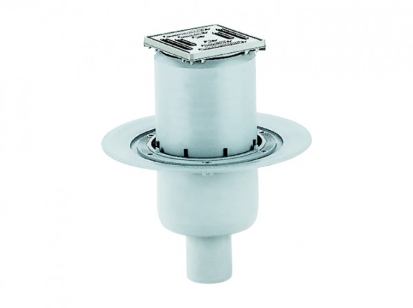 DALLMER Bodenablauf 40 SE, DN 50, 100 x 100 mm