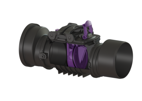 KESSEL Rückstaueinfachverschluss Staufix DN200, freiliegend 720200