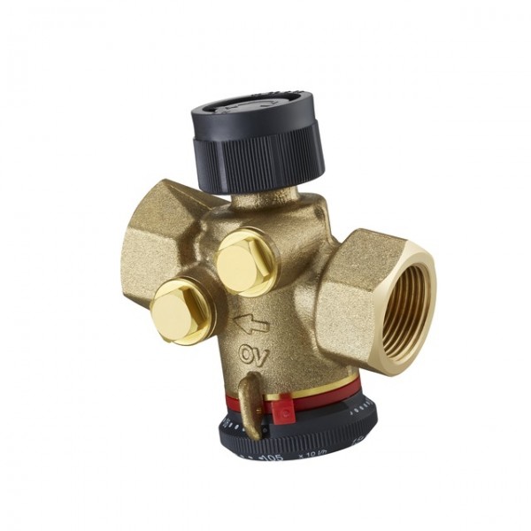 OVENTROP-Regulierventil "Cocon QTZ",ohne Messventile, DN15, beids. IG, 30-210 l/h 1147504