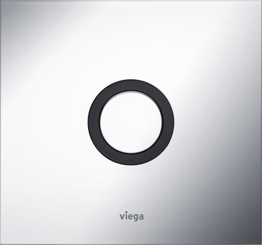 Viega Abdeckplatte 8351.8 in 150x140mm Aluminium verchromt 633233