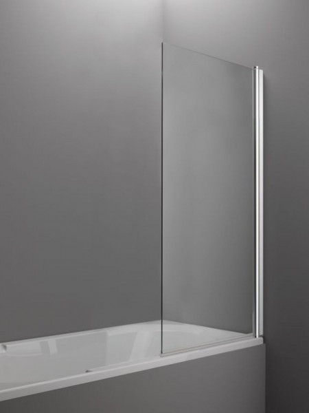 Pendeltür f.Badewanne clivia 700x1500mm 1-tlg.silber matt Echtglas VIGOUR