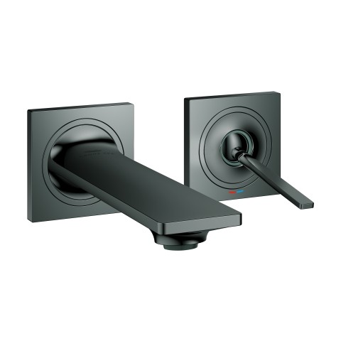GROHE 2-L-WT-Wandbatterie Allure 19309_2 FMS für 23429 Ausl. 154mm hard graphite 19309A02