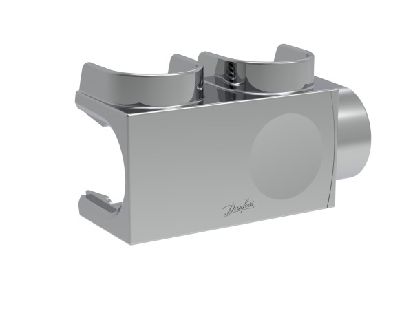 Danfoss Kunststoffabdeckung für VHS-DV Eck, Fühler links in Chrom, HK 3/4" 013G7971