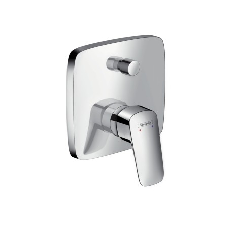 Hansgrohe Wannenmischer Unterputz Logis Fertigset chrom m.Sicherungskombination 71407000