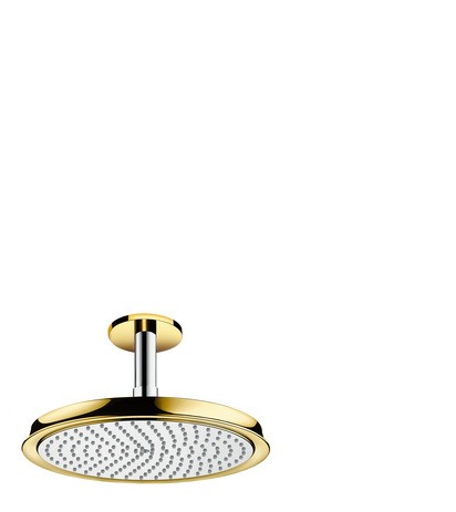 Hansgrohe Tellerkopfbrause Raindance Classic 240mm Air chr./go.m.Deckenelement 100mm 27405090