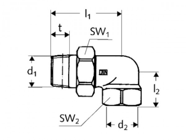 SCHELL Heizkörperverschr., Eckform 10bar, 1/2", messing 141060099