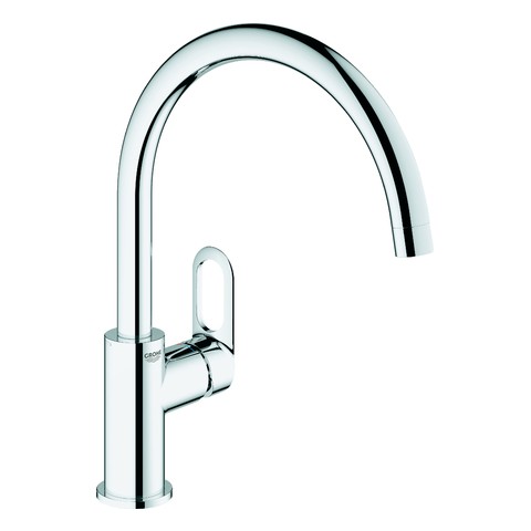 GROHE Einhand-Spültischbatterie BauFlow 31538_1 hoher Auslauf GROHE ZERO chrom 31538001