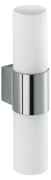 Keuco Wandleuchte Plan 06549, kpl. mit Opalglas, Edelstahl 6549079000