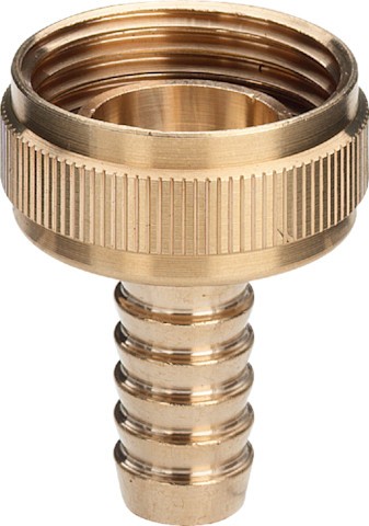 Viega Schlauchverschraubung 1814 in 1x3/4 Zoll x G1 1/4 Messing 129798