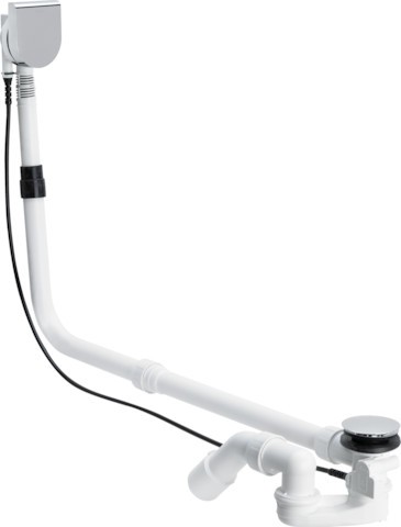 Viega Ab-/Überlauf Multiplex Visign M9 6171.12 in 1070mmxDN40/50 verchromt 733599