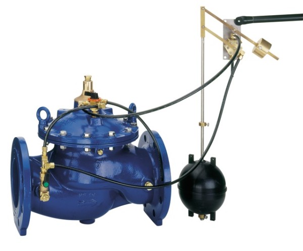 Resideo FV m. Hilfsst. FV300 GGG plvb blau A DN 150