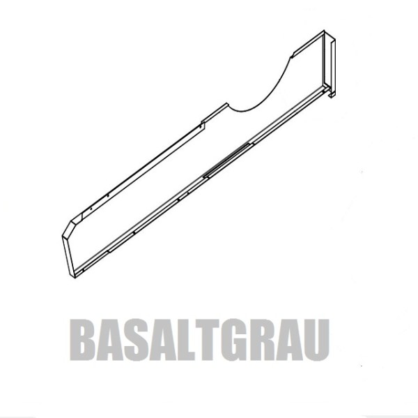 WINDHAGER SW re. ob. PW72-103 be. basalt Seitenwand rechts oben PW72-103 beschich 054618