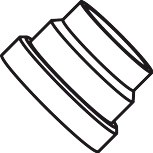 Hansgrohe Toleranzausgleich 2-Griff Armatur 97562000