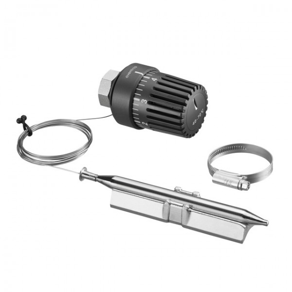 OVENTROP-Temperaturregler m.Anlegefühler 30-60 C, Kapillarrohr 2m,Wärmeleitsockel 1142862