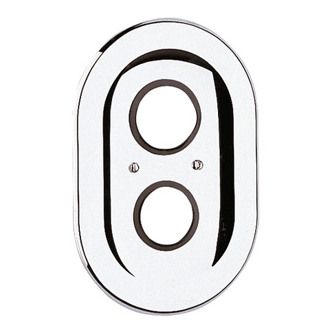 GROHE Rosette oval 47188 225x150 für Automatic 2000/Sentosa alt chrom 47188000