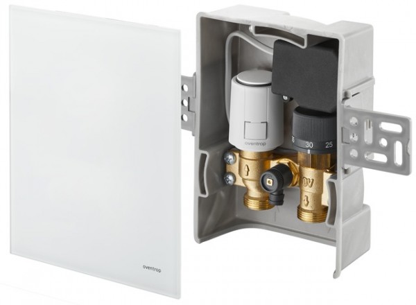 OVENTROP-Unibox T-RTL R-Tronic Thermostat, RTL, R-Tronic, Echtglas weiß 1022772