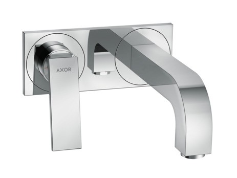 Hansgrohe Waschtischmischer UP Axor Citterio F-Set m.Hebelg.lang.Auslauf u.Platte chr 39119000