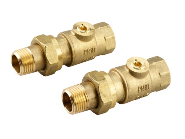 Danfoss Verschraubung mit Kugelhahn DN 15 x Rp 1/2" für MTCV 15 003Z1027