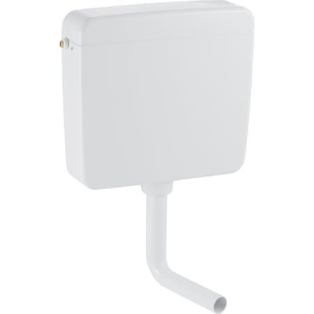 Geberit Aufputzspülkasten AP127 Spül-Stopp-Sp tiefh. WA li/mi/re, weiß-alpin, verschr. 127.014.11.1