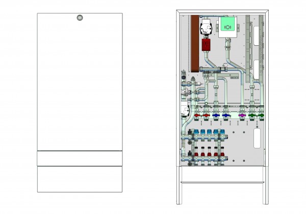 strawa Frischwasser-Wohnungsstation Friwara W32-FBR-18-HT-AP 11 Hkr.