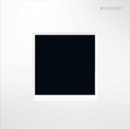 Geberit UR-Strg. mit elektronischer Spülausl. Netz, Abdeckplatte Typ 30 weiß 116.027.KJ.1