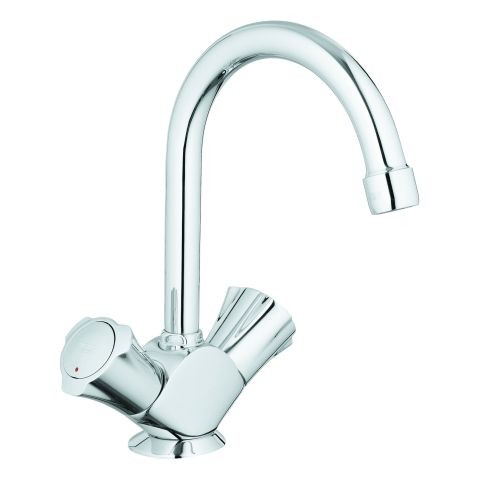 GROHE 2-Griff-WT-Batterie Costa 21375_1 Zugstangen-Ablaufgarnitur chrom 21375001