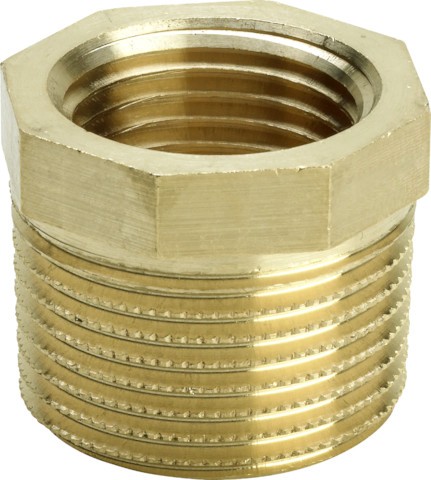 Viega Reduzierstück 3241 mit Mehrkant in R1 x Rp3/4 Rotguss 266479