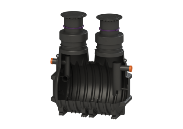 KESSEL Fettabscheider EasyClean ground NS 15, Standard, 1130 1755 mm, Klasse D 93015/170D