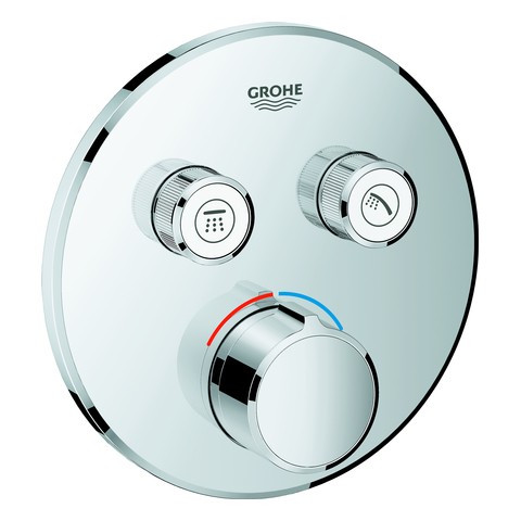 GROHE Unterputzmischer SmartControl 29145 rund FMS 2 Absperrventile chrom 29145000