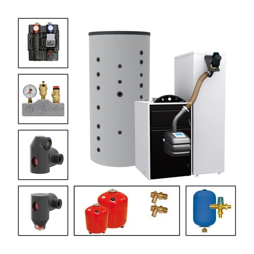 Pellmax UB Viking Bio Set 2 Variante (1x HSK-ÖKO-700) 310602002