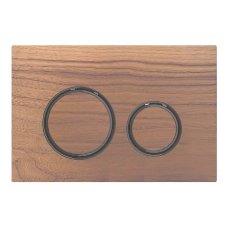 Geberit BetPl. Sigma21, für 2-Menn-Sp. schwarzchrom, Nussbaum amerikanisch 115.651.JX.1