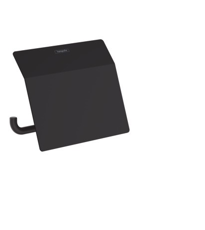 Hansgrohe Papierrollenhalter mit Deckel AddStoris mattschwarz 41753670