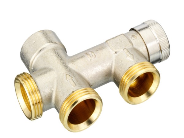 Danfoss Kupplungsgehäuse RA-KE Heizkörper: R 1/2, Anlage: G 3/4 AG 013G3366