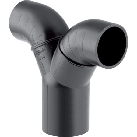 Geberit PE Doppelanschlussbon 90Gr für Manschette d56/50 363.472.16.1