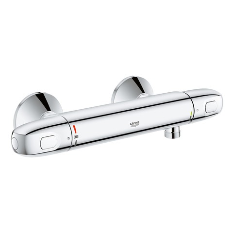 GROHE THM-Brausebatterie Grohtherm 1000 34143_3 Wandmontage eigensicher chrom 34143003