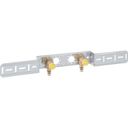 Geberit Mepla Anschlusswinkel 90Gr vormont. zweifach Rg d20-Rp1/2 602.780.00.5