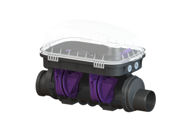 KESSEL Rückstauverschluss Staufix SWA DN100, für freiligende Leitung 73100.10