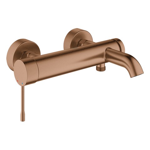 GROHE EH-Wannenbatterie Essence 33624_1 Wandmontage warm sunset gebürstet 33624DL1